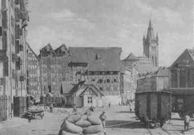 Königsberger Hafenviertel mit alten Speicher